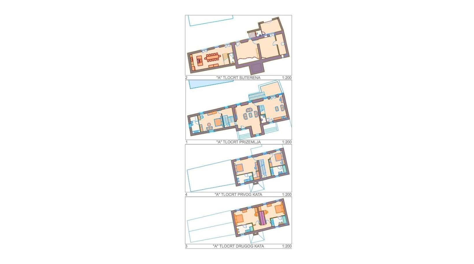 Villa Poropati, Groznjan, Istria - Luxury Countryside Estate For Up To 19 Persons - Large Pool Of 80M2 With Kids Section Экстерьер фото